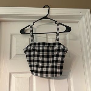 Hollister Plaid Crop Top